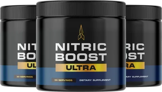 Nitric Boost Ultra three-bottle supplement package