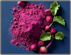 Beet root powder with fresh beets ingredient image