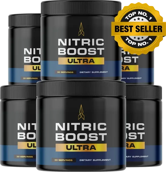Nitric Boost Ultra six-bottle bestseller package with top seller badge